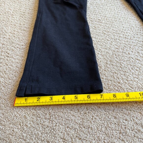 American Giant No-BS Pants Ponte Kick Flare Stretch Pull On Black Size 8 #136653 - Picture 11 of 14
